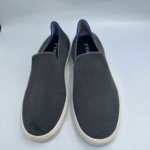 Rothy's Slip On Sneakers Grey Knit Fabric Casual Shoe Low Top Sneaker Women 10.5